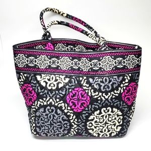 Vera Bradley Canterberry Magenta Tote Bag EUC
